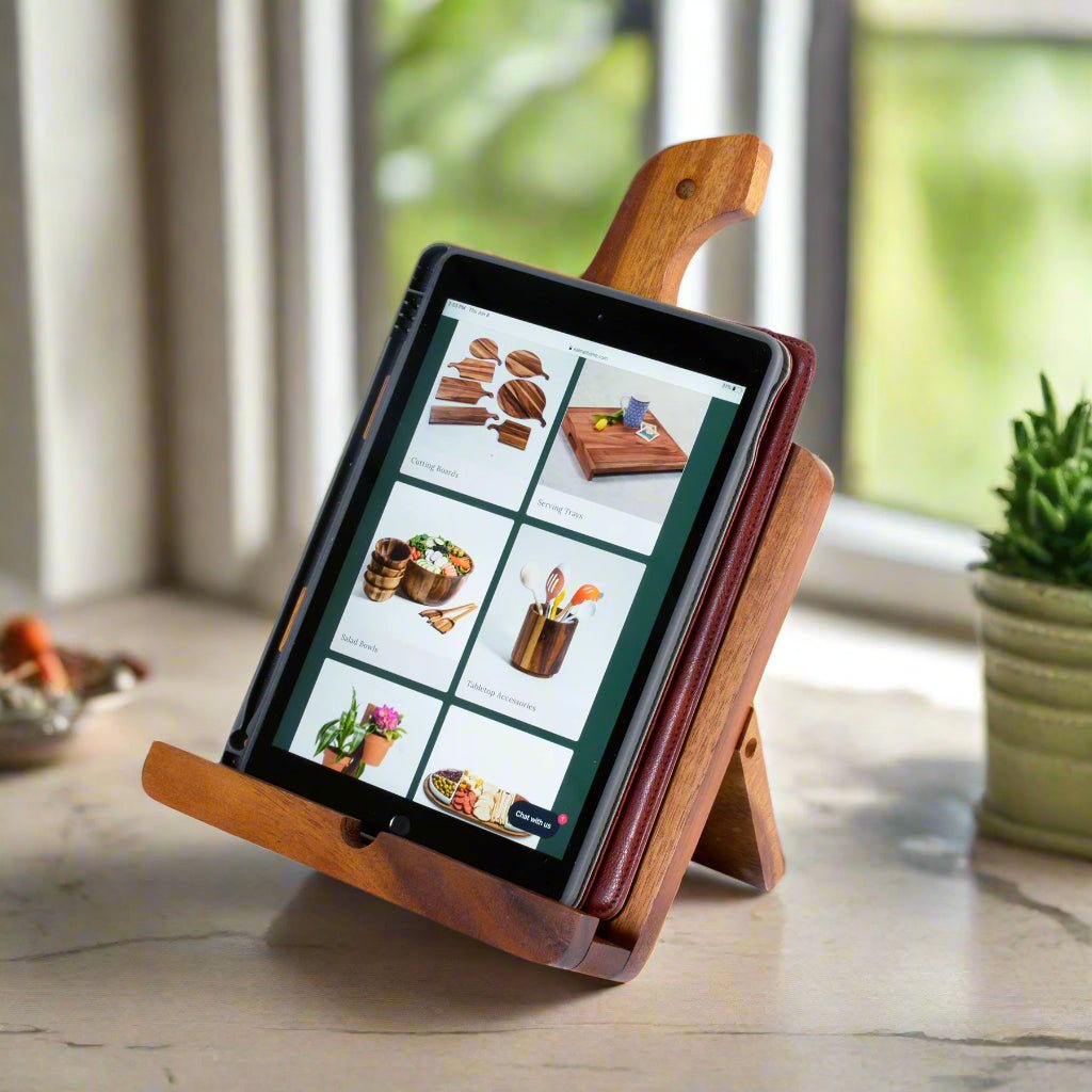 Cookbook/Tablet Holder - Takoa Home Decor