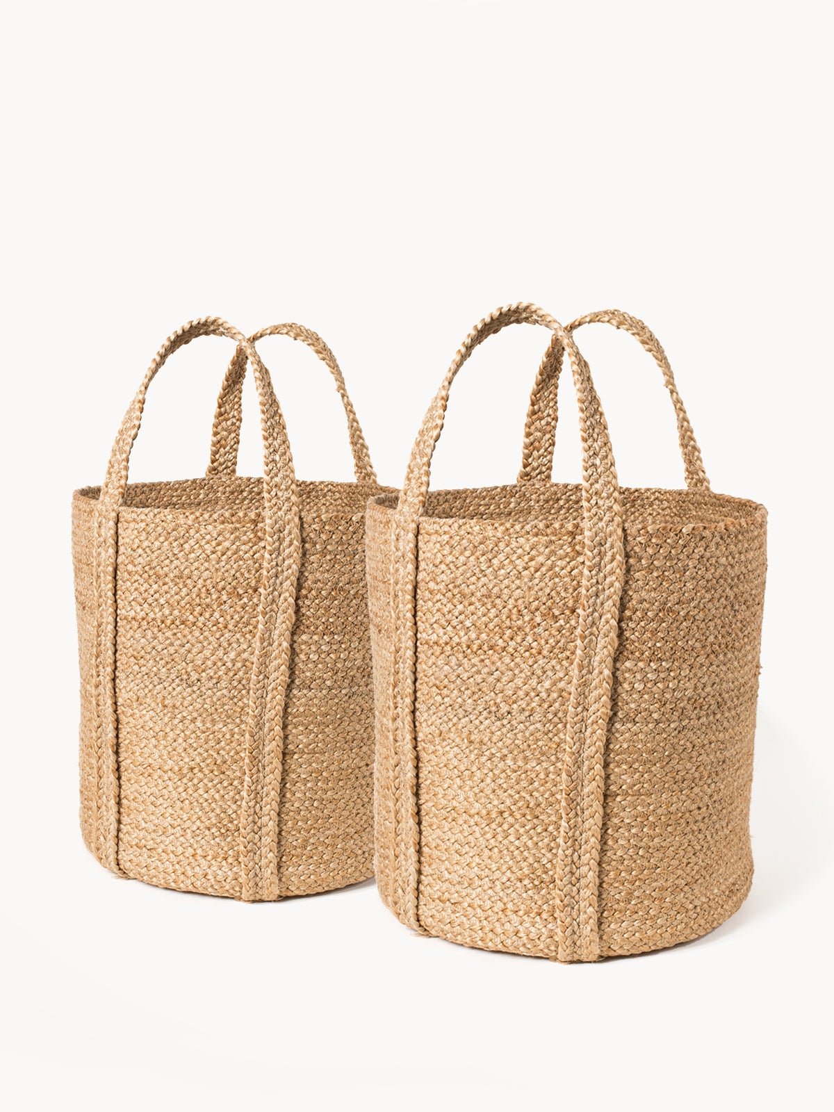 Kata Basket with handle - Natural - Takoa Home Decor