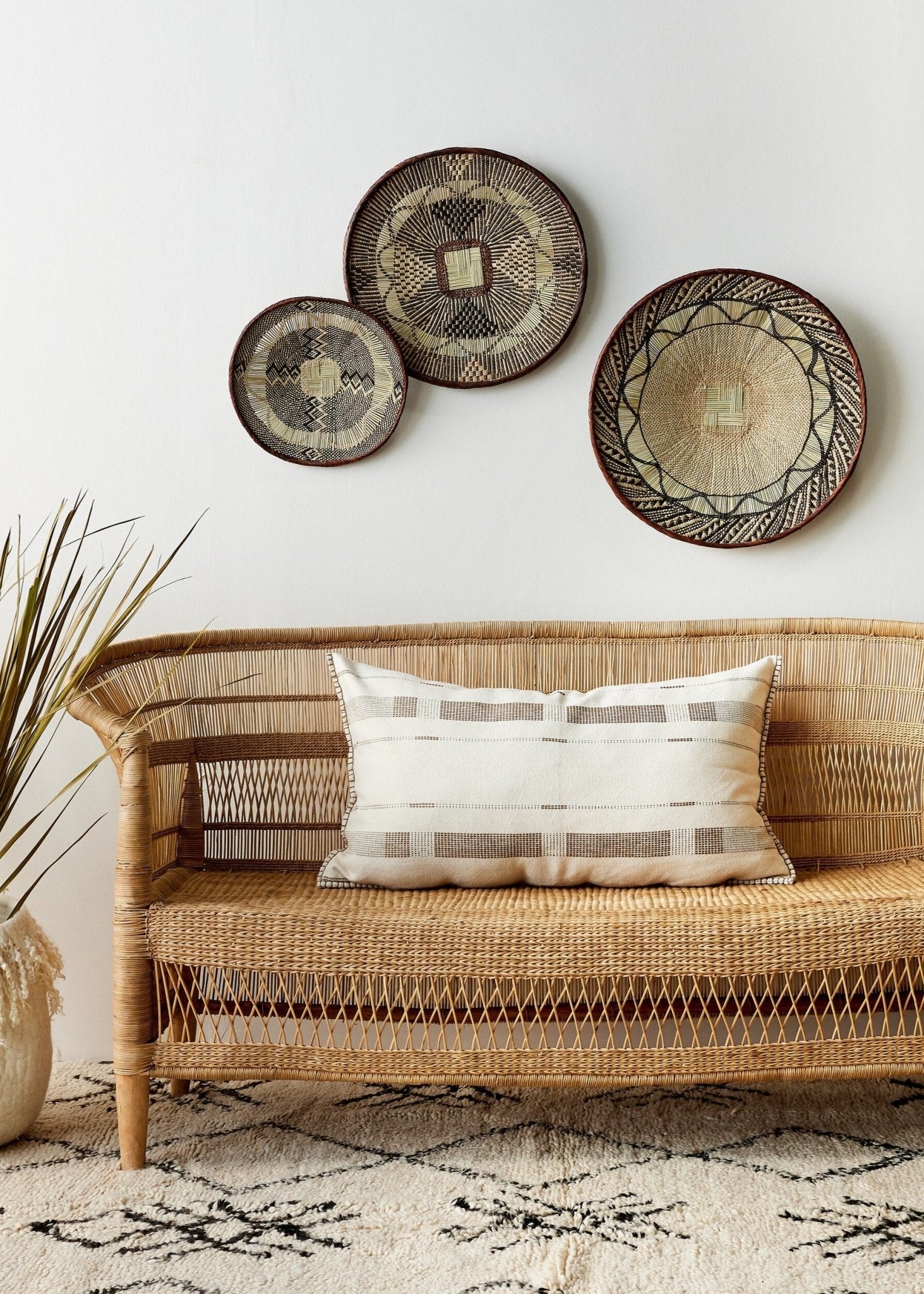 Fulcrum Patina Oversized Cotton Lumbar Pillow - Takoa Home Decor