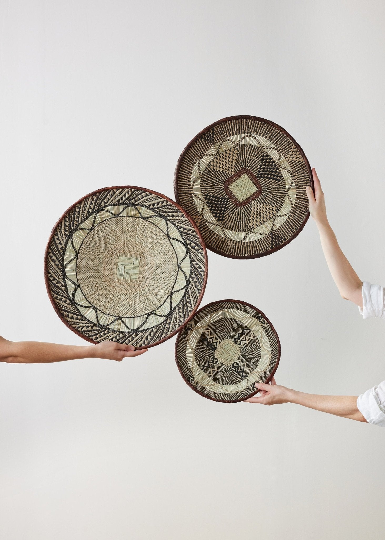 Binga Lace Patterned Basket - Takoa Home Decor