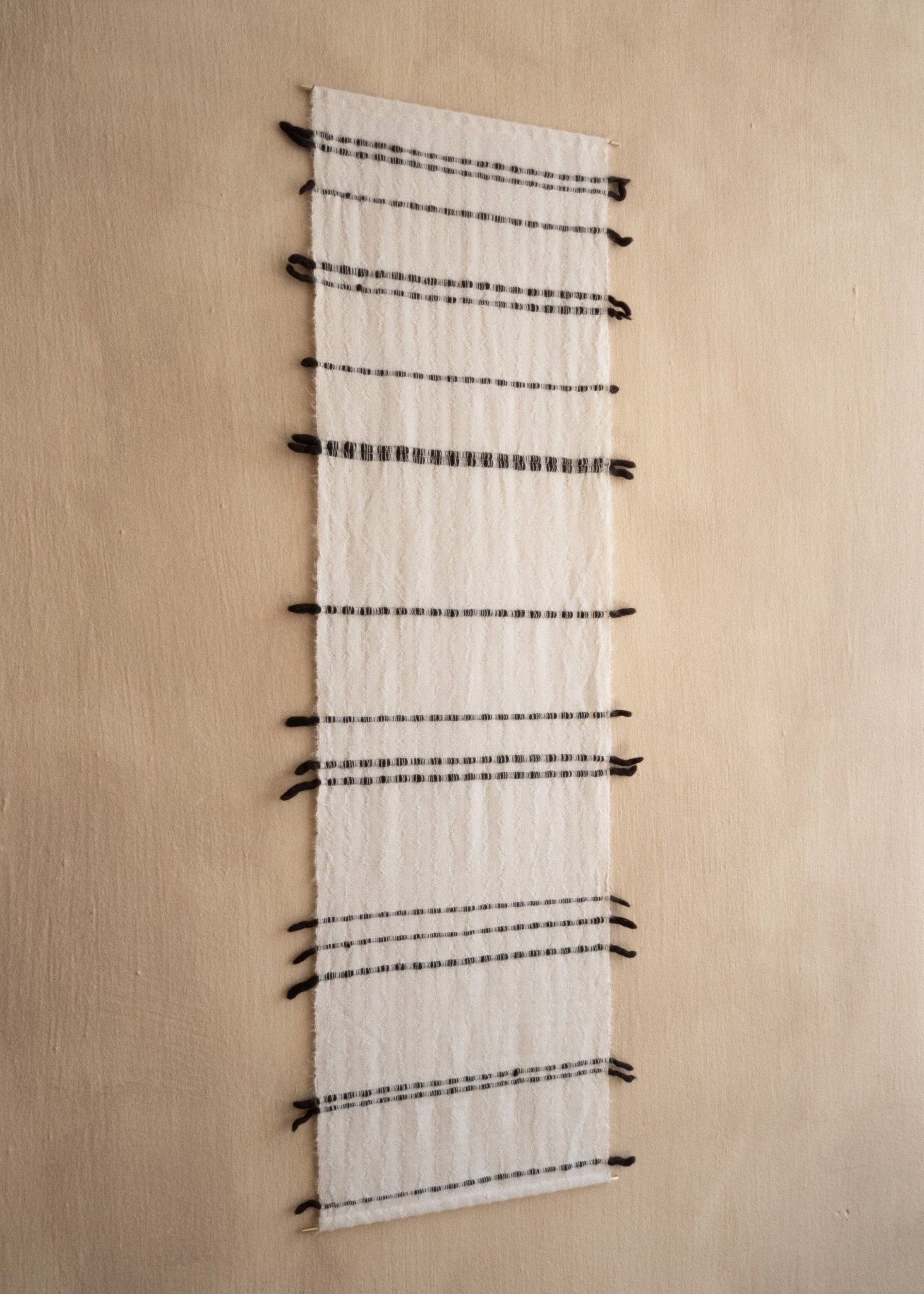 Chiaroscuro Handwoven Cotton Wall Hanging - Takoa Home Decor