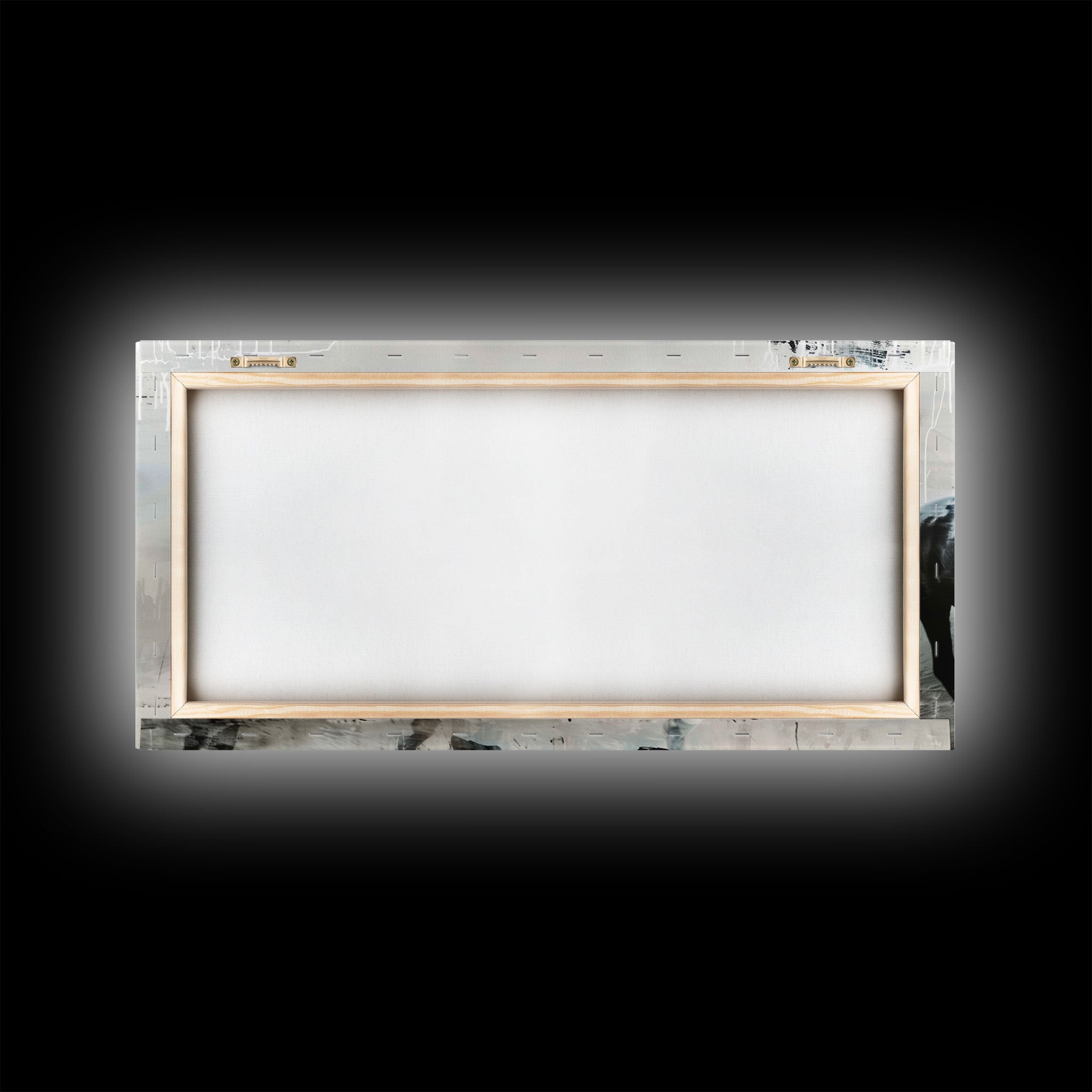 Galloping Horses in Monochrome Abstract Landscape, Perfect Wall Art, Framed Canvas Print for Living Room or Bedroom Decor, Equestrian Art - Takoa Home Decor