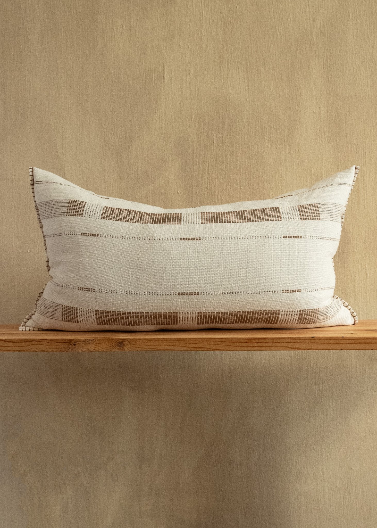 Fulcrum Patina Oversized Cotton Lumbar Pillow - Takoa Home Decor